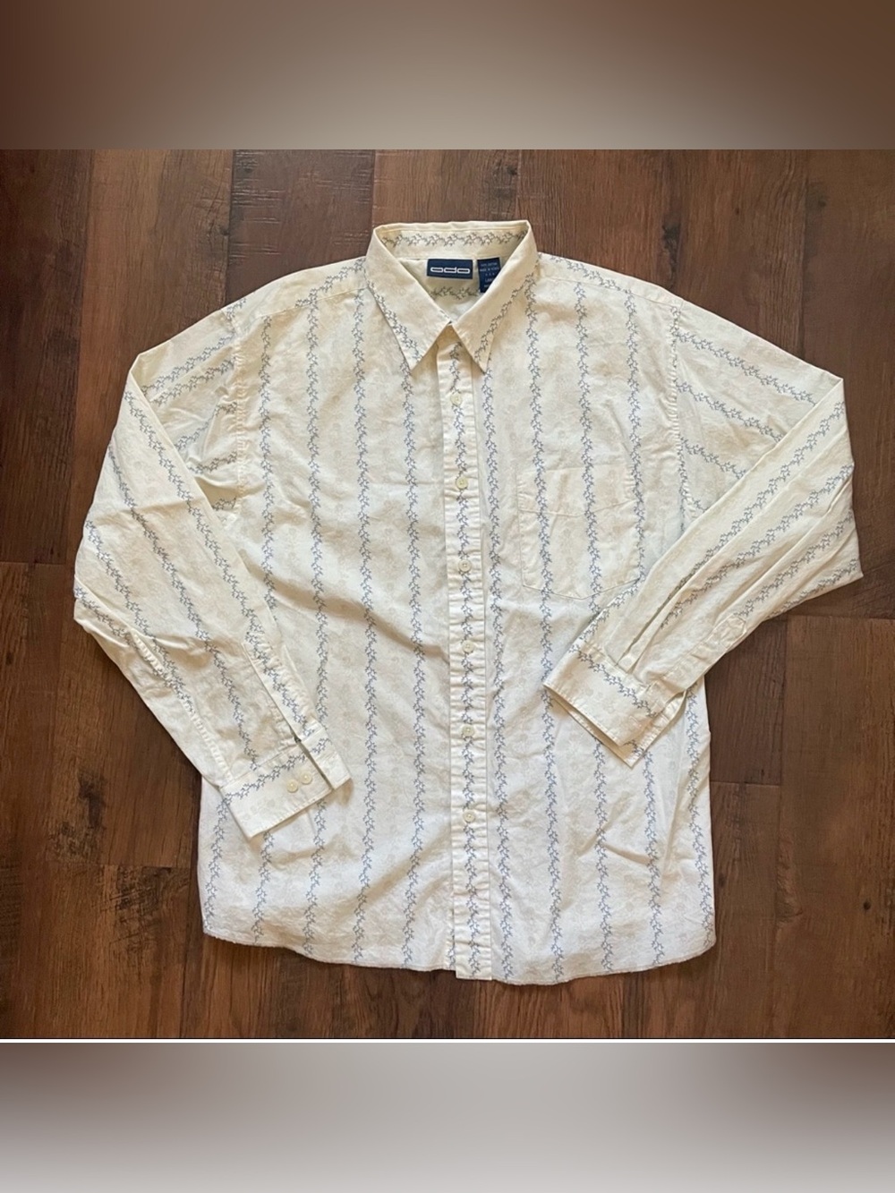 ODO men’s button down shirt, size large